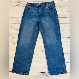 Old Navy boyfriend high-rise jeans, size 16, women's denim, casual style, trendy